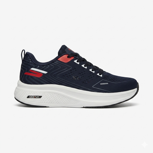Skechers Go Run Pulse Navy Red