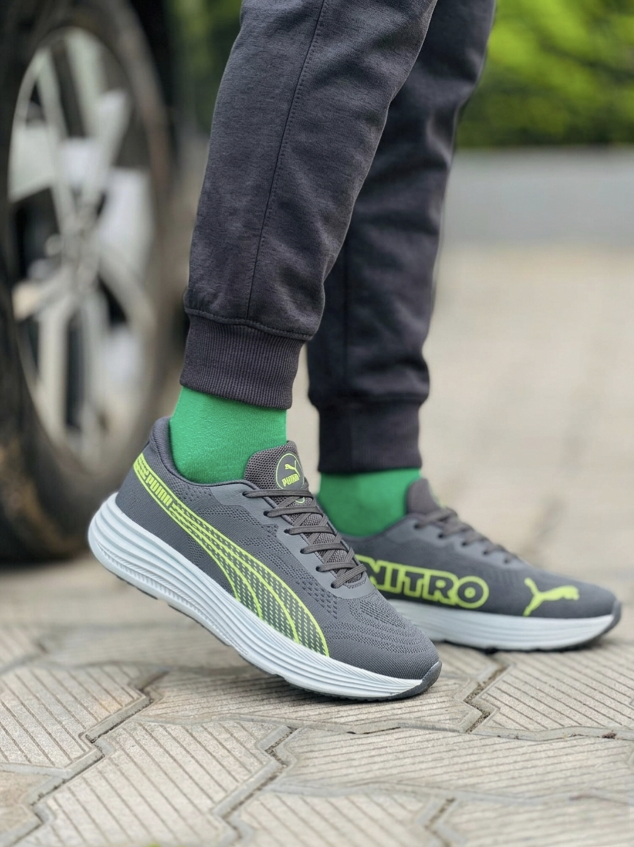 Puma Nitro Grey Green